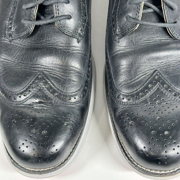 Cole Haan Grand OS Wingtip Oxford Shoes Men’s Size 10.5 M Black C21198 main image 8